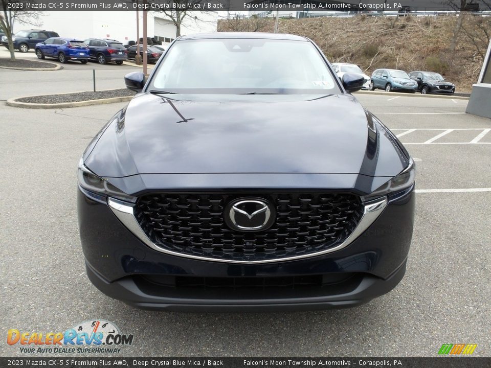 2023 Mazda CX-5 S Premium Plus AWD Deep Crystal Blue Mica / Black Photo #8