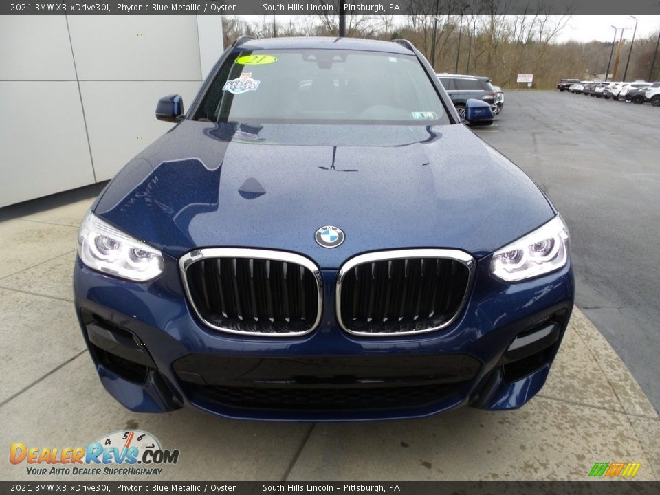 Phytonic Blue Metallic 2021 BMW X3 xDrive30i Photo #9