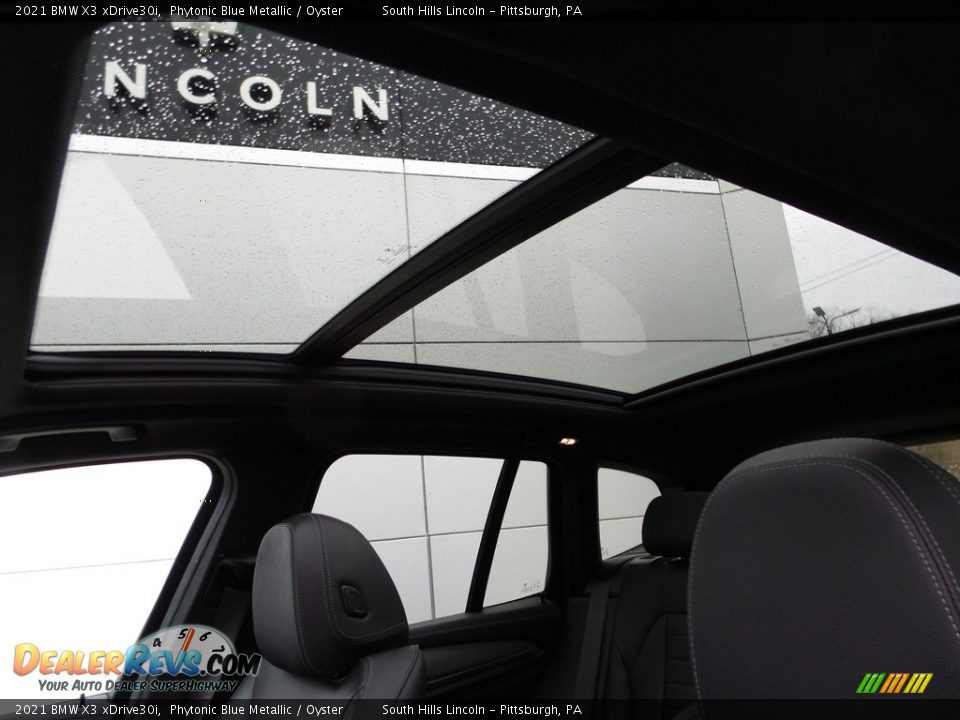 Sunroof of 2021 BMW X3 xDrive30i Photo #20