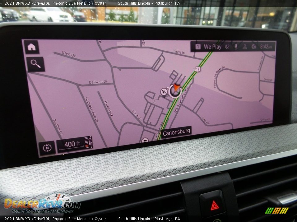 Navigation of 2021 BMW X3 xDrive30i Photo #21