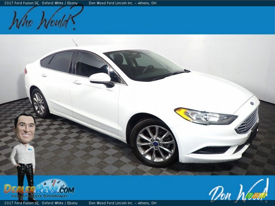 2017 Ford Fusion SE Oxford White / Ebony Photo #1