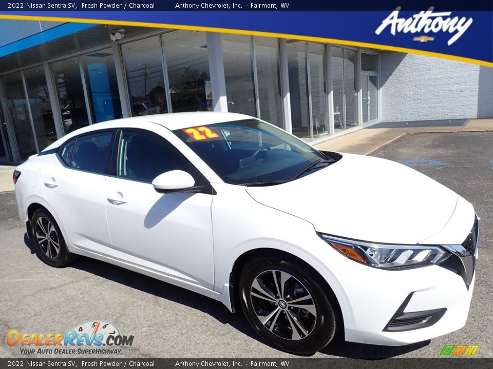 2022 Nissan Sentra SV Fresh Powder / Charcoal Photo #1