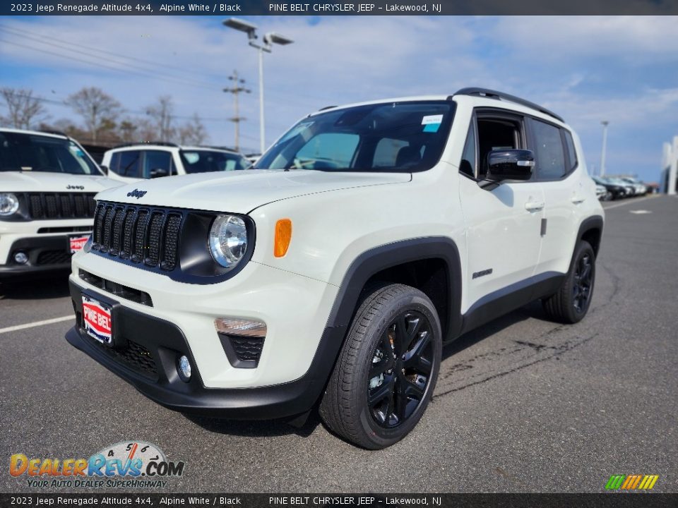 2023 Jeep Renegade Altitude 4x4 Alpine White / Black Photo #1