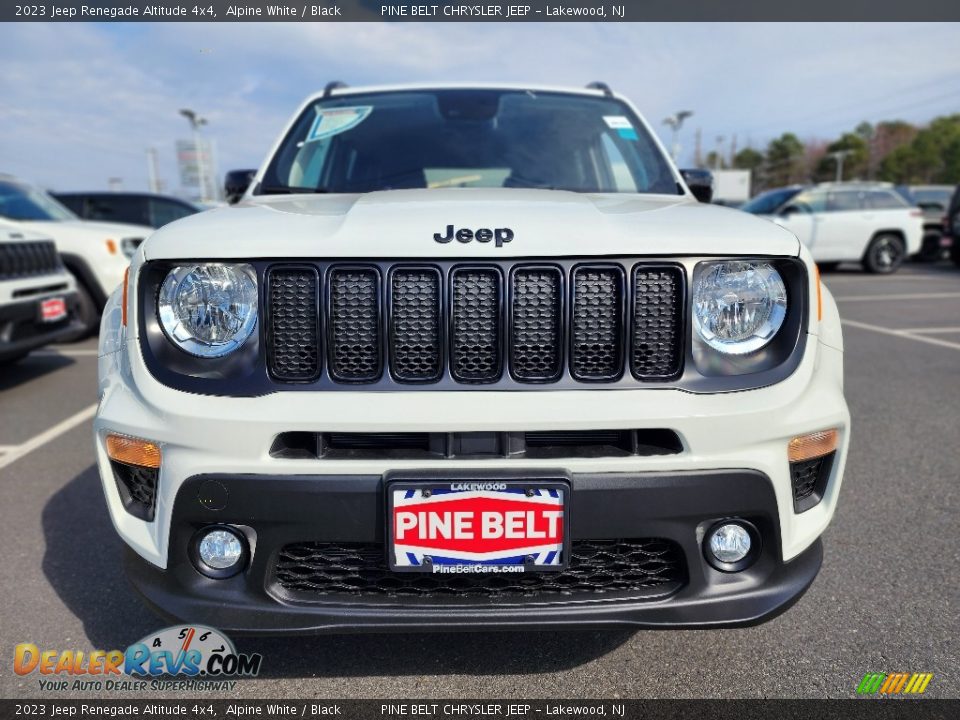 2023 Jeep Renegade Altitude 4x4 Alpine White / Black Photo #2