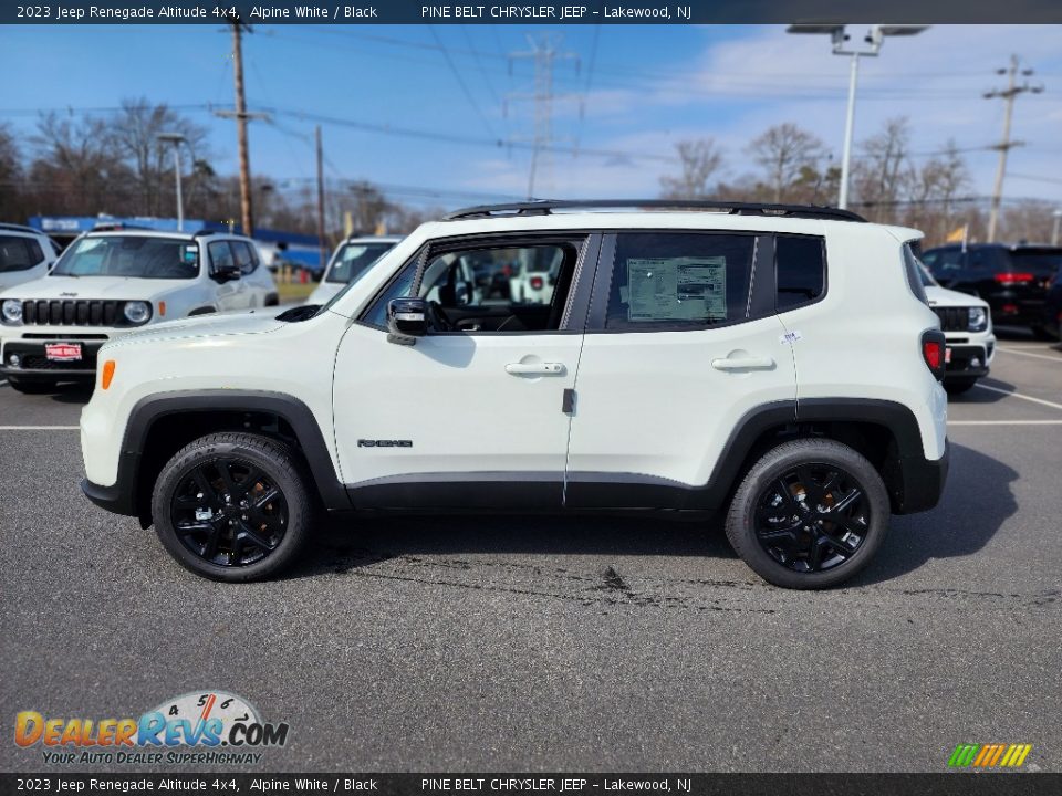 2023 Jeep Renegade Altitude 4x4 Alpine White / Black Photo #3