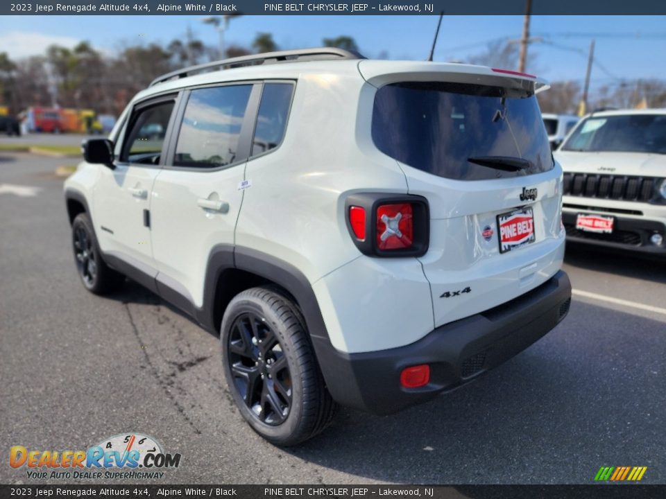 2023 Jeep Renegade Altitude 4x4 Alpine White / Black Photo #4