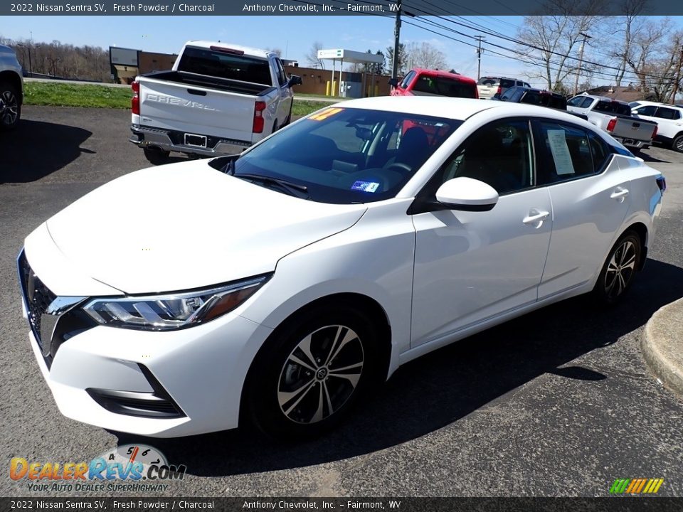 2022 Nissan Sentra SV Fresh Powder / Charcoal Photo #8