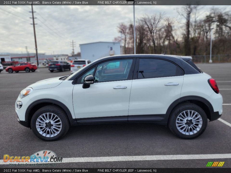 Bianco Gelato (White) 2022 Fiat 500X Pop AWD Photo #9