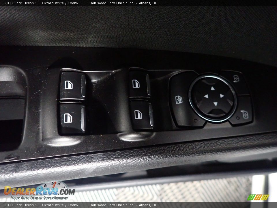 2017 Ford Fusion SE Oxford White / Ebony Photo #20