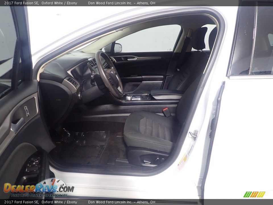 2017 Ford Fusion SE Oxford White / Ebony Photo #21