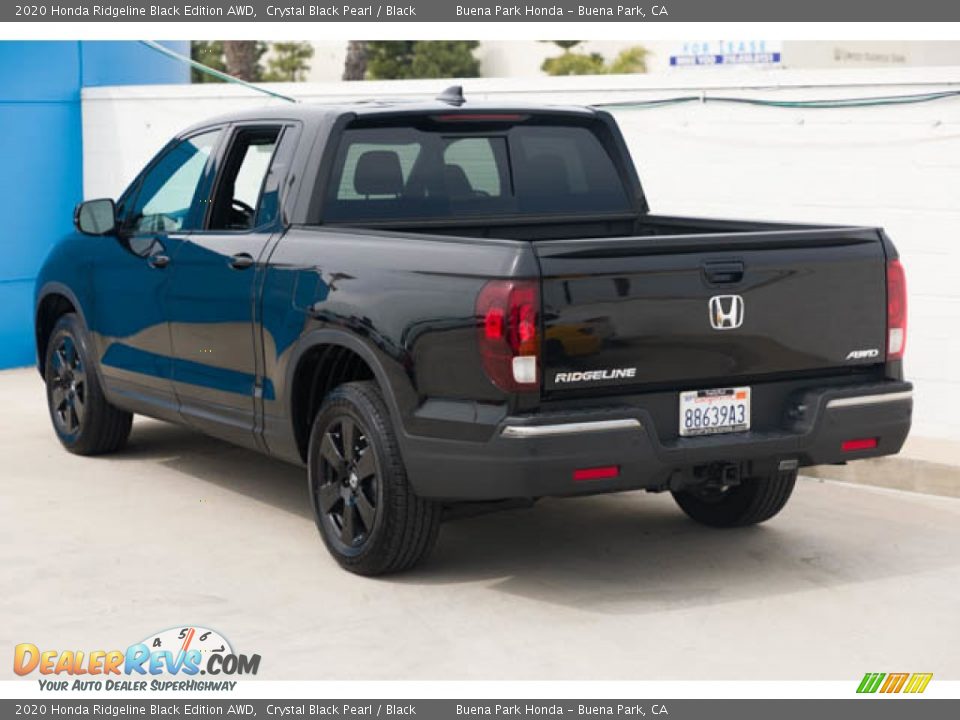 2020 Honda Ridgeline Black Edition AWD Crystal Black Pearl / Black Photo #2