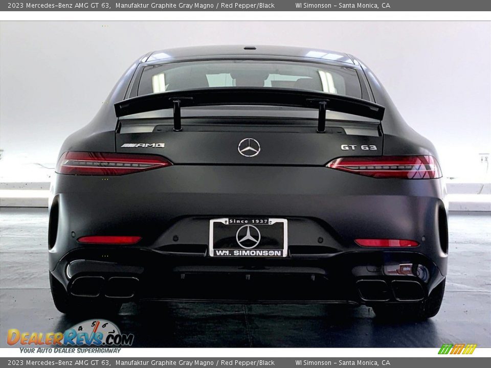 2023 Mercedes-Benz AMG GT 63 Manufaktur Graphite Gray Magno / Red Pepper/Black Photo #3