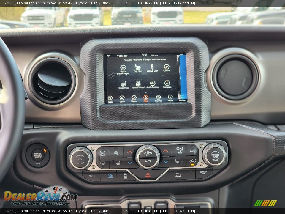 Controls of 2023 Jeep Wrangler Unlimited Willys 4XE Hybrid Photo #13