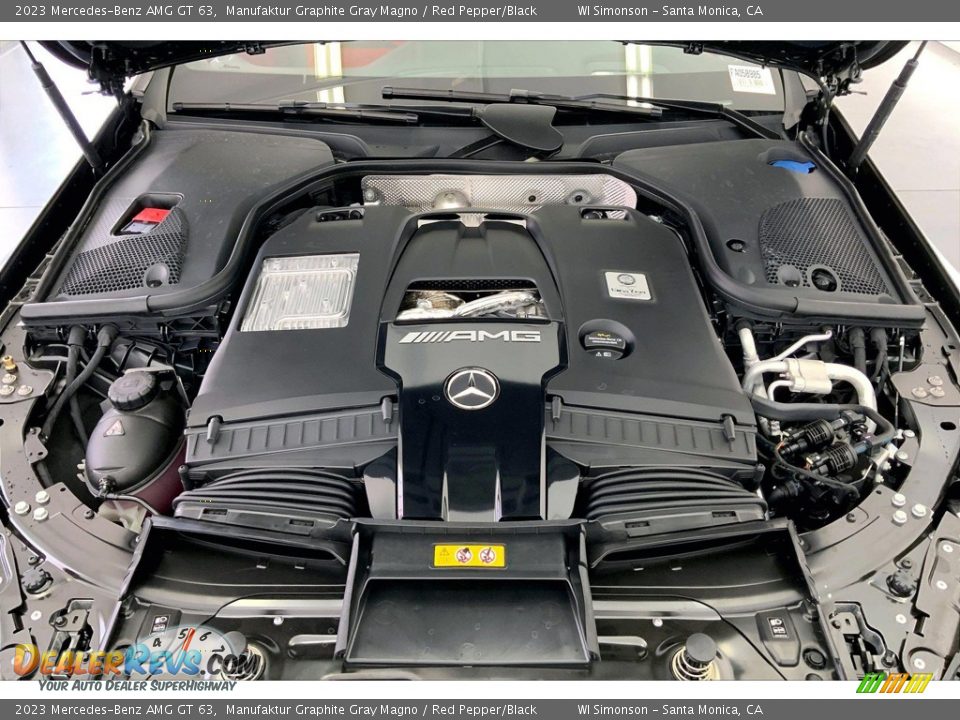 2023 Mercedes-Benz AMG GT 63 4.0 Liter DI Twin-Turbocharged DOHC 32-Valve VVT V8 Engine Photo #9