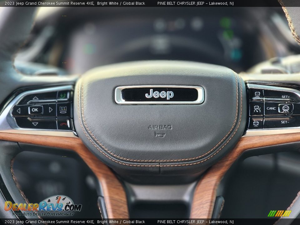 2023 Jeep Grand Cherokee Summit Reserve 4XE Steering Wheel Photo #12