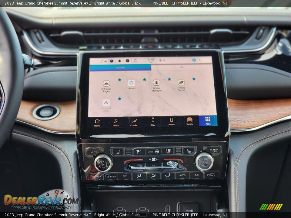 Navigation of 2023 Jeep Grand Cherokee Summit Reserve 4XE Photo #14