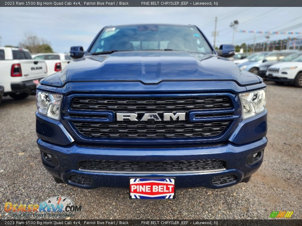 2023 Ram 1500 Big Horn Quad Cab 4x4 Patriot Blue Pearl / Black Photo #2