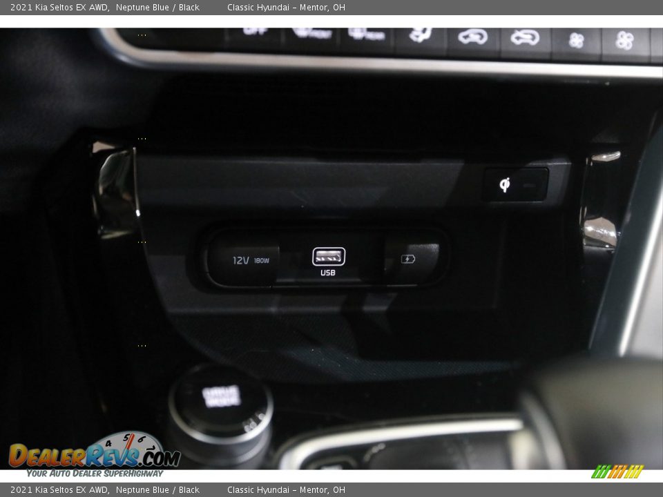 2021 Kia Seltos EX AWD Neptune Blue / Black Photo #12