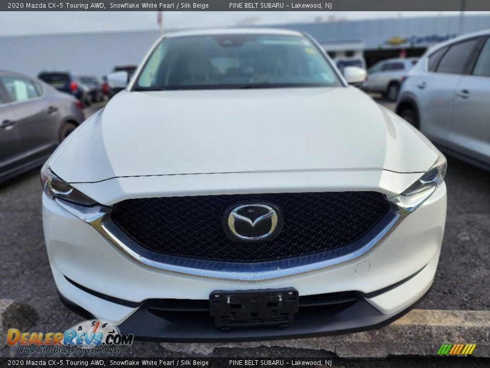 2020 Mazda CX-5 Touring AWD Snowflake White Pearl / Silk Beige Photo #2