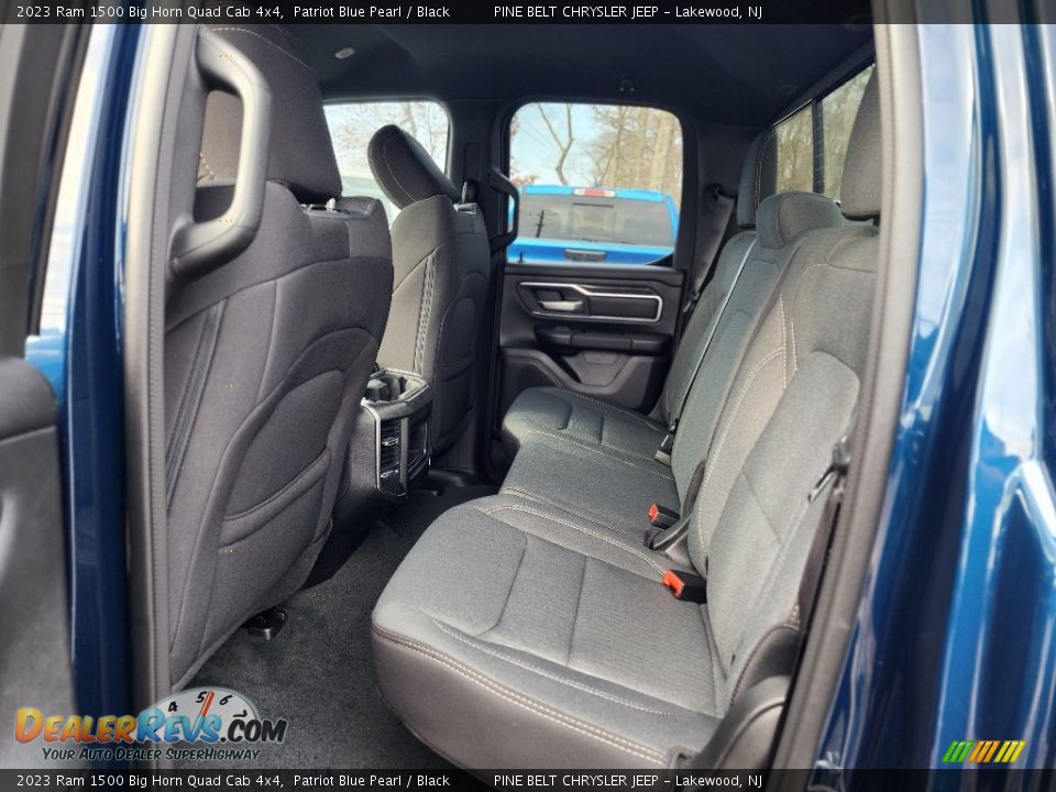 Rear Seat of 2023 Ram 1500 Big Horn Quad Cab 4x4 Photo #7