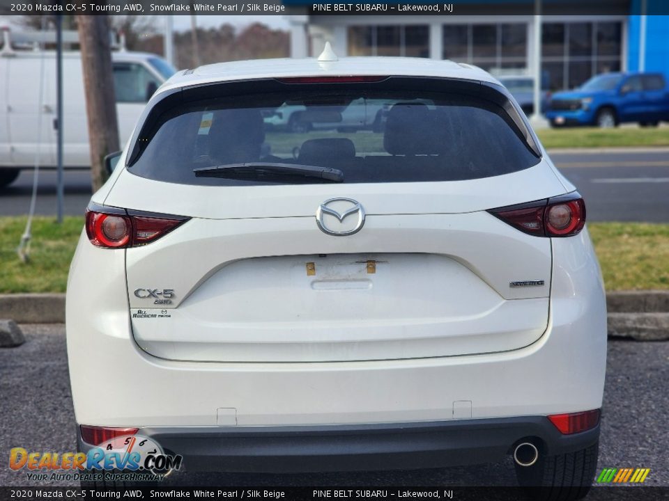 2020 Mazda CX-5 Touring AWD Snowflake White Pearl / Silk Beige Photo #6