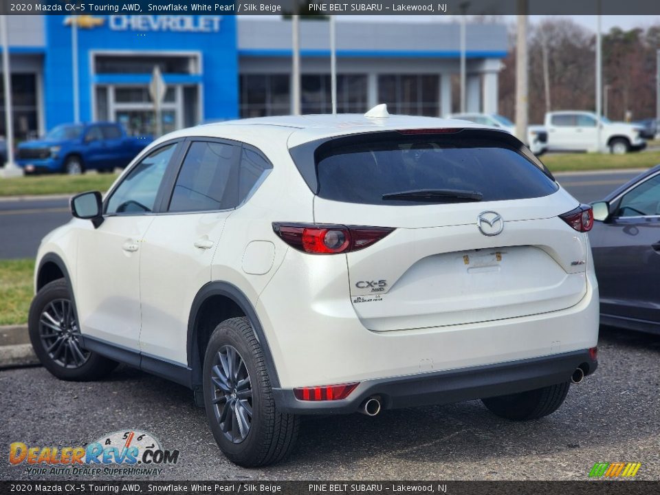 2020 Mazda CX-5 Touring AWD Snowflake White Pearl / Silk Beige Photo #7