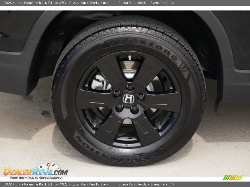 2020 Honda Ridgeline Black Edition AWD Crystal Black Pearl / Black Photo #36