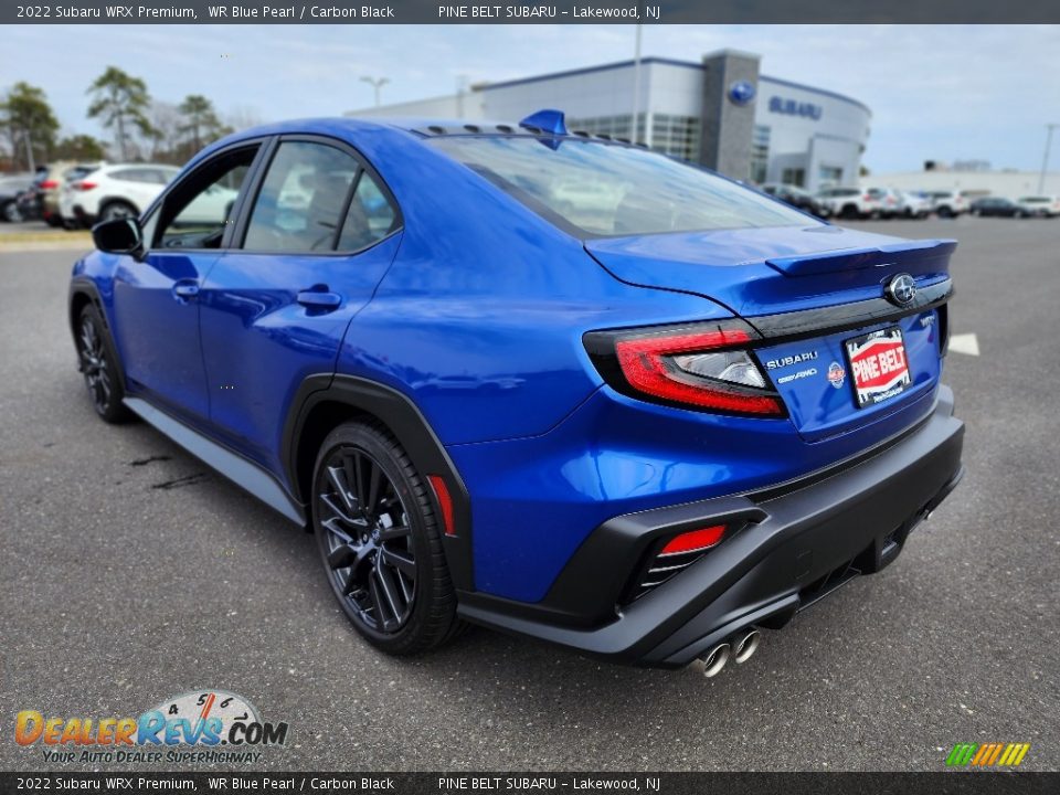 2022 Subaru WRX Premium WR Blue Pearl / Carbon Black Photo #4