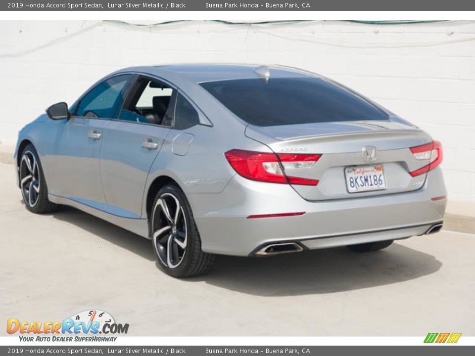 2019 Honda Accord Sport Sedan Lunar Silver Metallic / Black Photo #2