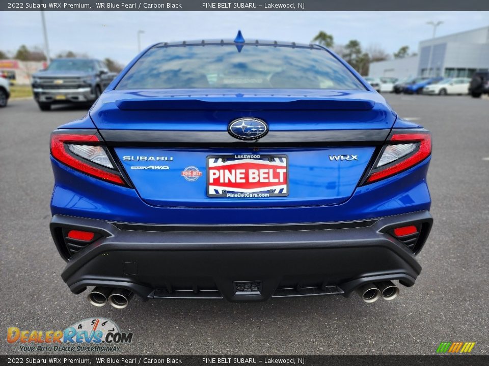 2022 Subaru WRX Premium WR Blue Pearl / Carbon Black Photo #6