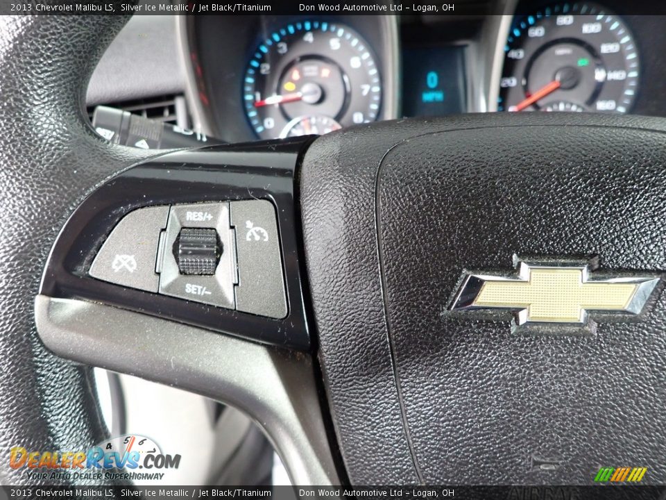 2013 Chevrolet Malibu LS Silver Ice Metallic / Jet Black/Titanium Photo #12