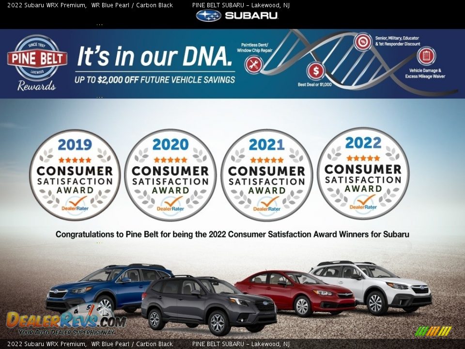 Dealer Info of 2022 Subaru WRX Premium Photo #8