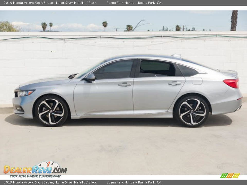 2019 Honda Accord Sport Sedan Lunar Silver Metallic / Black Photo #8