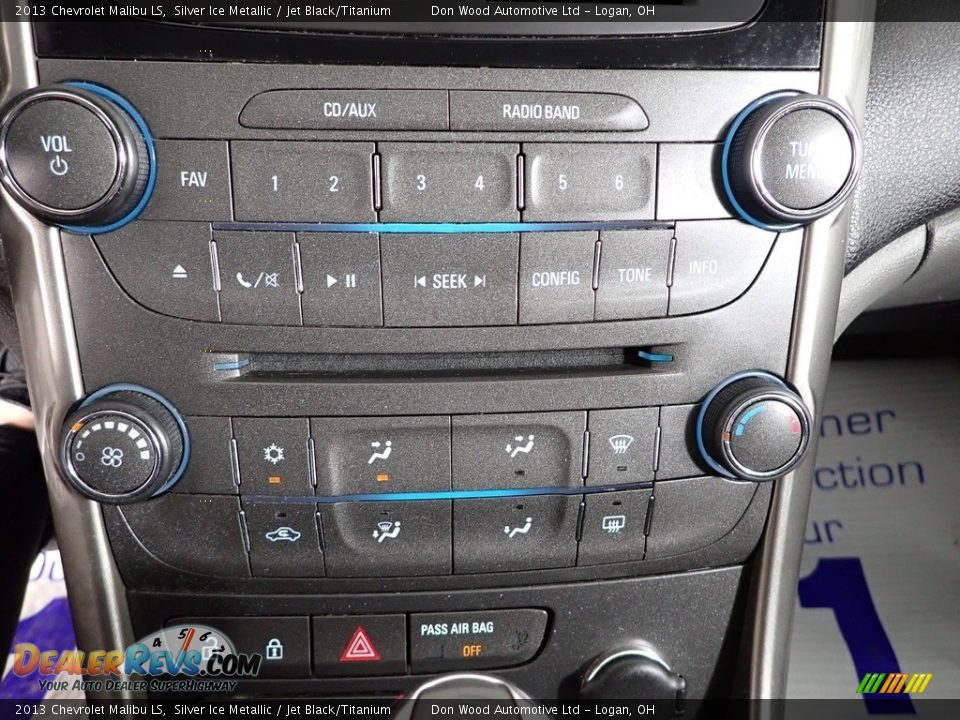 2013 Chevrolet Malibu LS Silver Ice Metallic / Jet Black/Titanium Photo #16