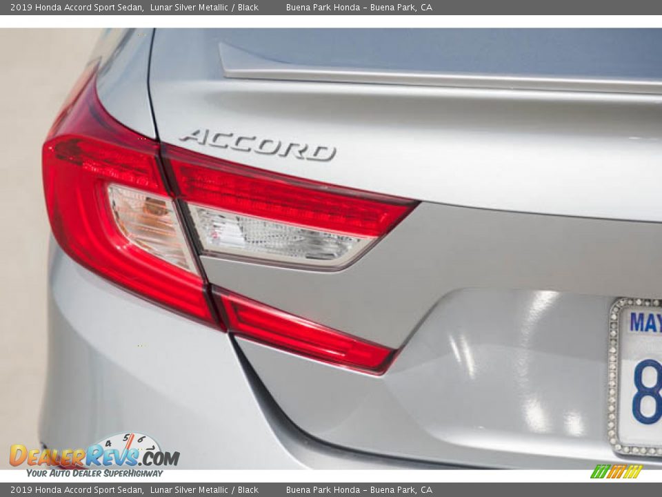 2019 Honda Accord Sport Sedan Lunar Silver Metallic / Black Photo #10