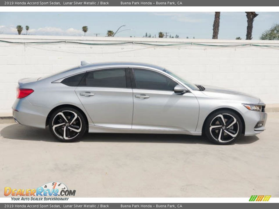 2019 Honda Accord Sport Sedan Lunar Silver Metallic / Black Photo #12