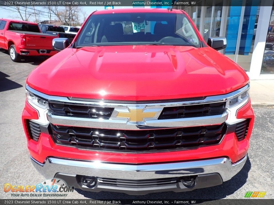 2023 Chevrolet Silverado 1500 LT Crew Cab 4x4 Red Hot / Jet Black Photo #9