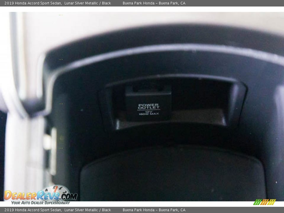 2019 Honda Accord Sport Sedan Lunar Silver Metallic / Black Photo #18