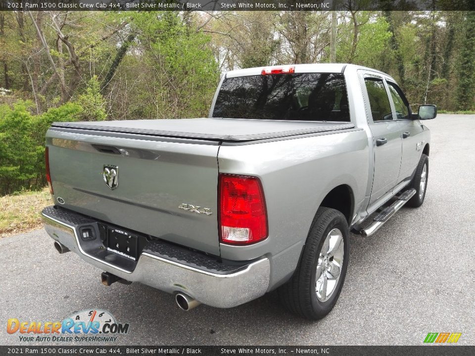 2021 Ram 1500 Classic Crew Cab 4x4 Billet Silver Metallic / Black Photo #6