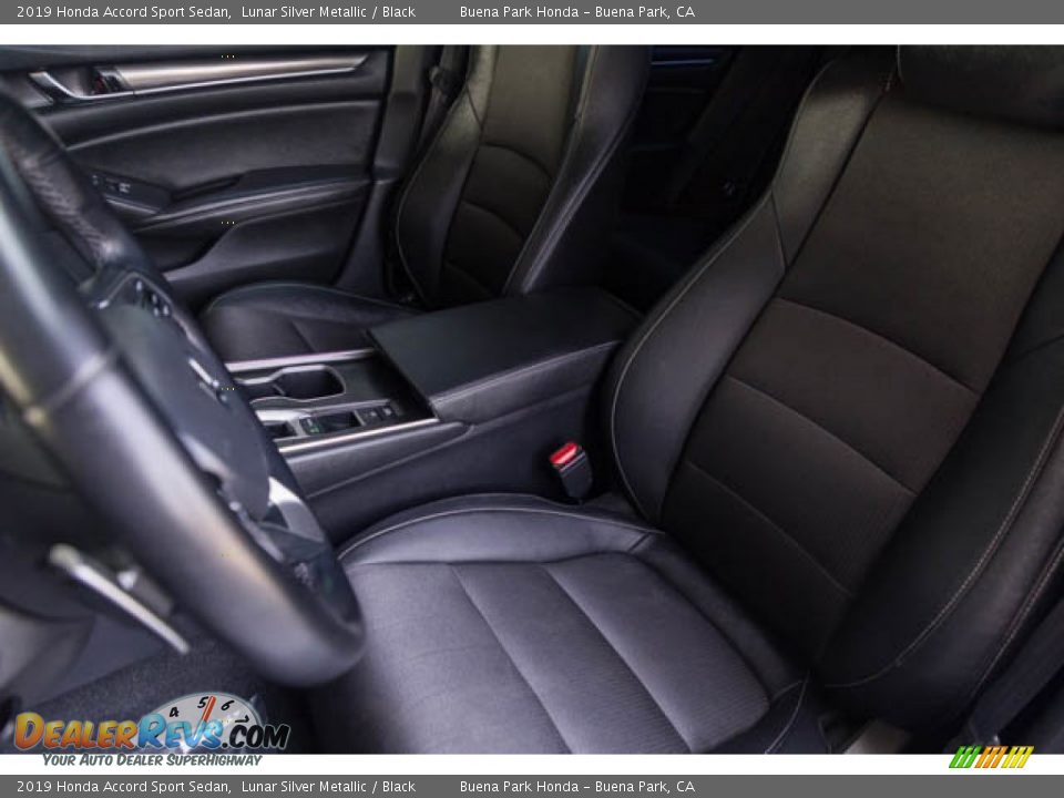 2019 Honda Accord Sport Sedan Lunar Silver Metallic / Black Photo #19