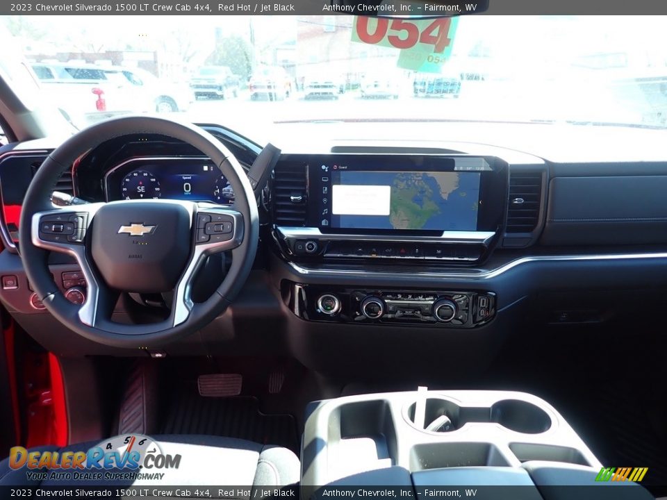 2023 Chevrolet Silverado 1500 LT Crew Cab 4x4 Red Hot / Jet Black Photo #13