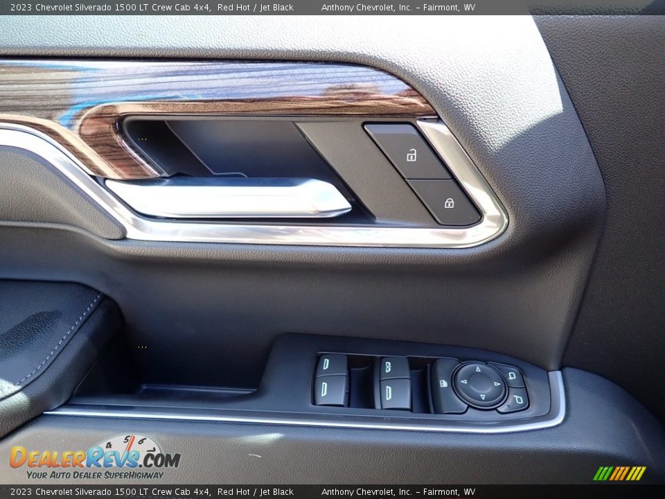 2023 Chevrolet Silverado 1500 LT Crew Cab 4x4 Red Hot / Jet Black Photo #14