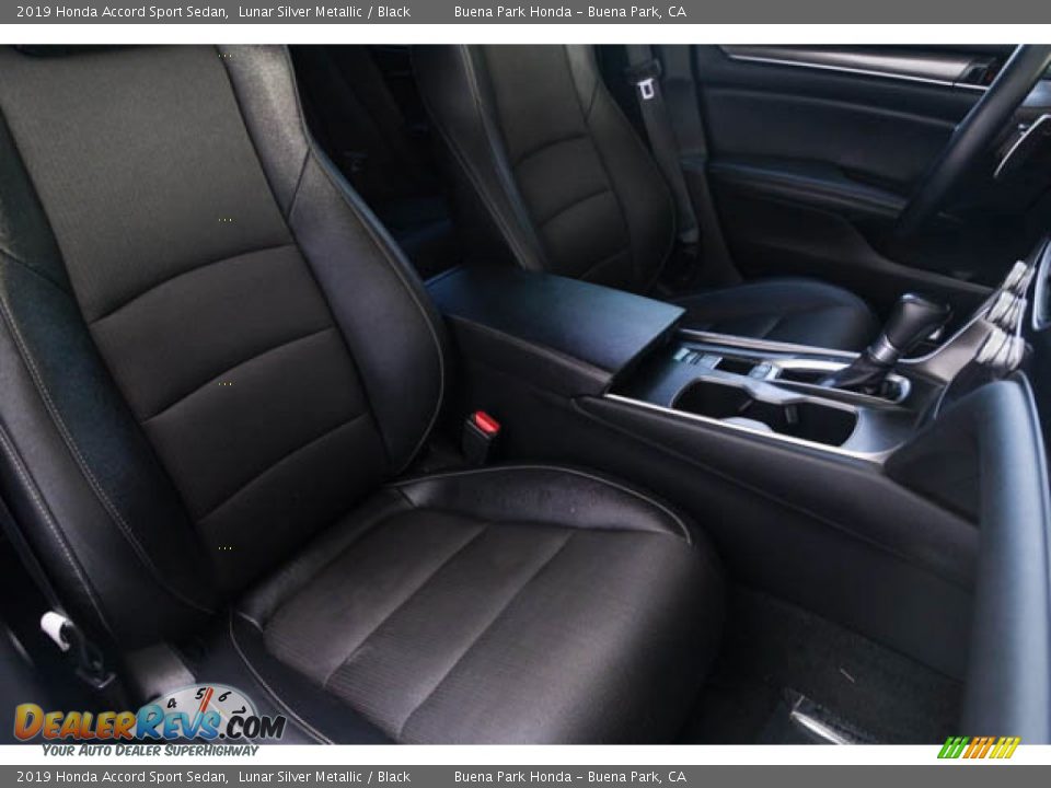 2019 Honda Accord Sport Sedan Lunar Silver Metallic / Black Photo #24