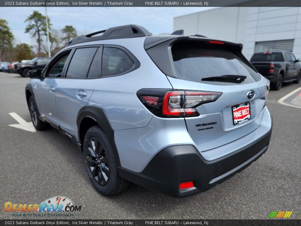 2023 Subaru Outback Onyx Edition Ice Silver Metallic / Titanium Gray Photo #4