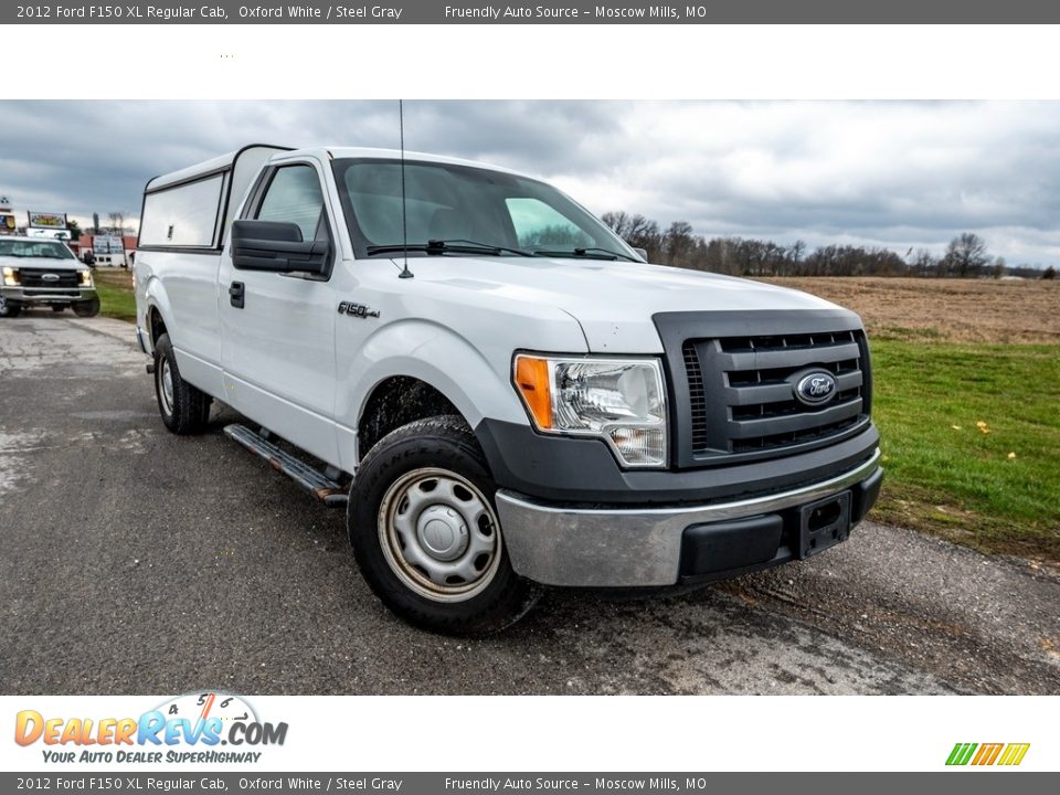 2012 Ford F150 XL Regular Cab Oxford White / Steel Gray Photo #1