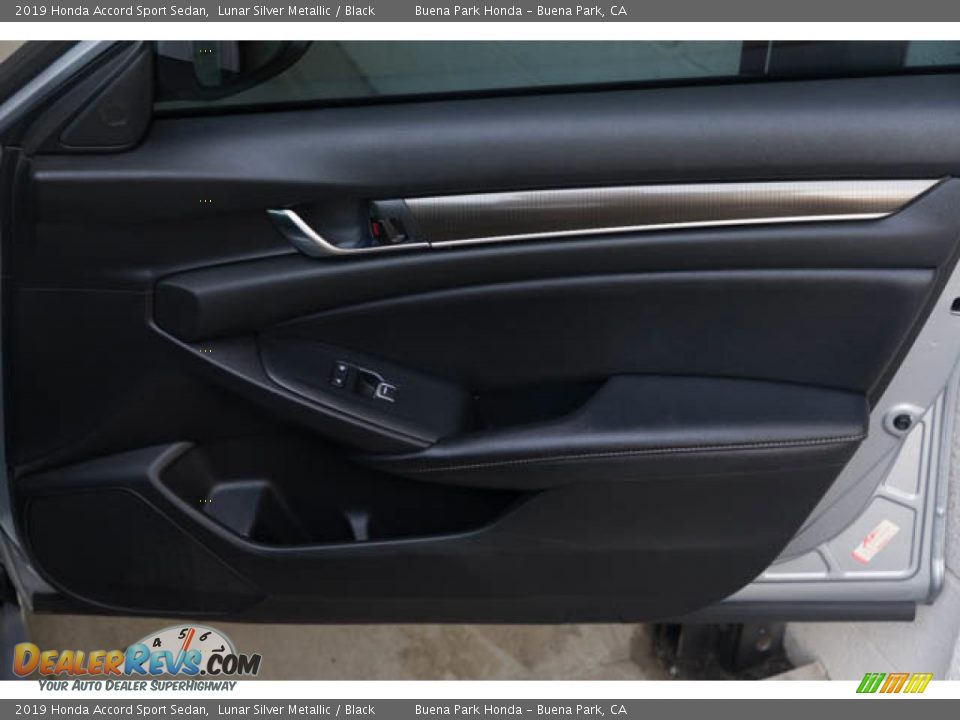2019 Honda Accord Sport Sedan Lunar Silver Metallic / Black Photo #32