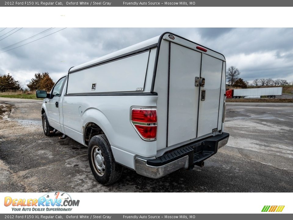 2012 Ford F150 XL Regular Cab Oxford White / Steel Gray Photo #7