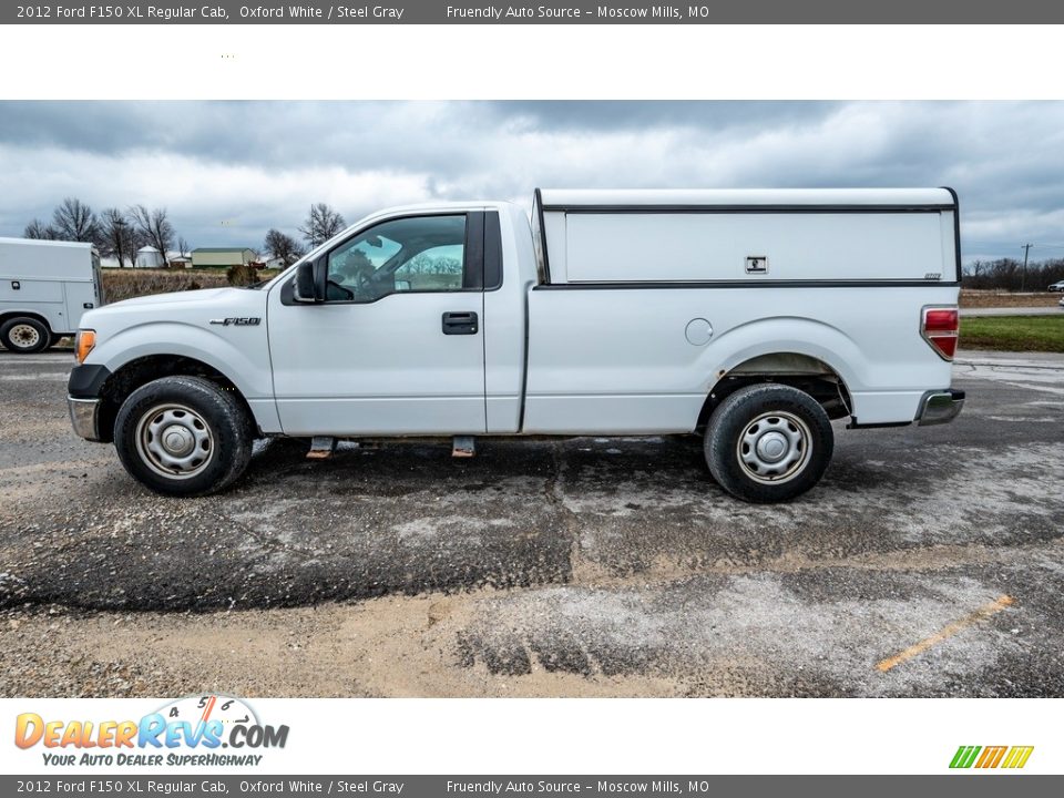 2012 Ford F150 XL Regular Cab Oxford White / Steel Gray Photo #8