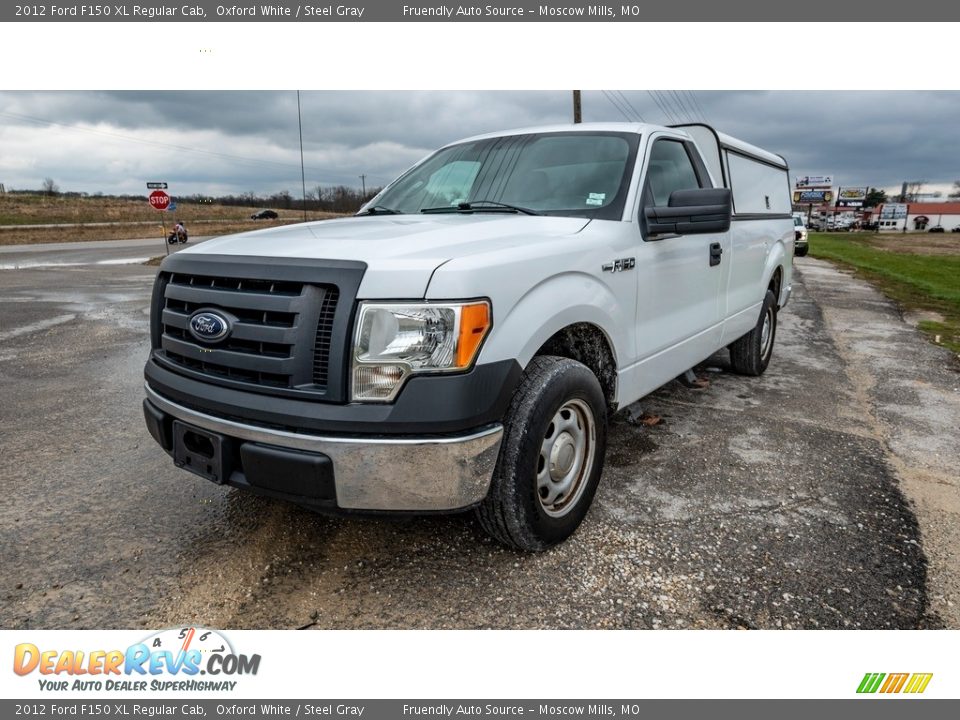 2012 Ford F150 XL Regular Cab Oxford White / Steel Gray Photo #9