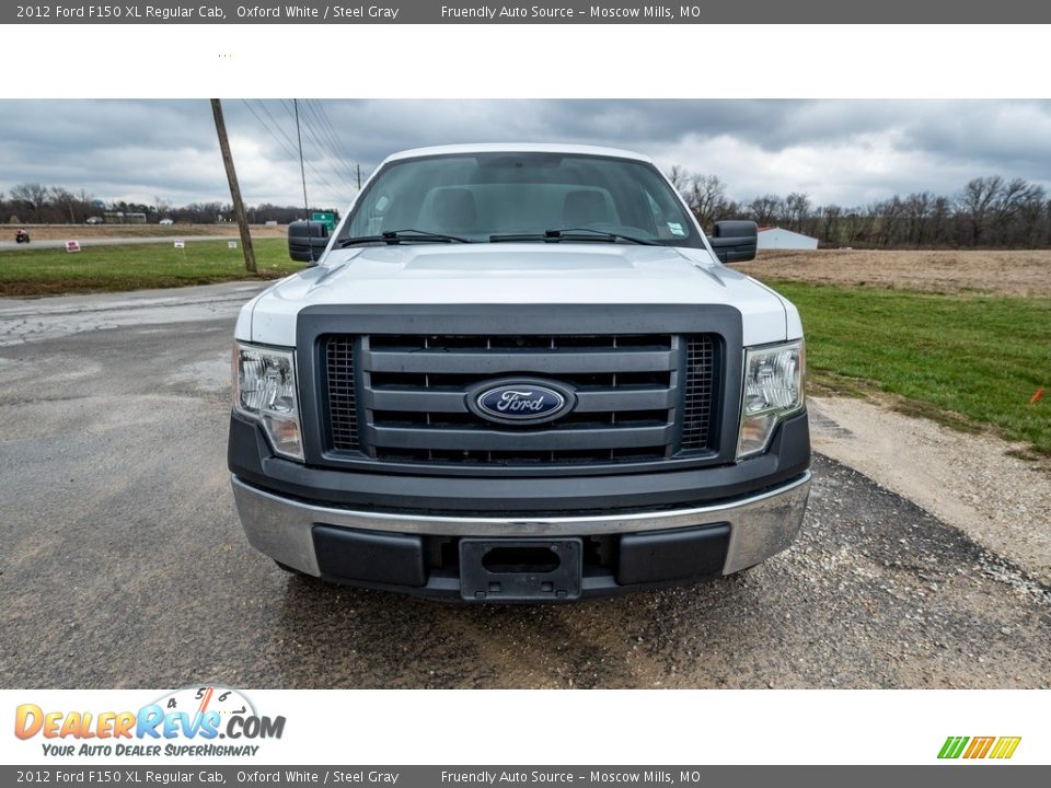 2012 Ford F150 XL Regular Cab Oxford White / Steel Gray Photo #10